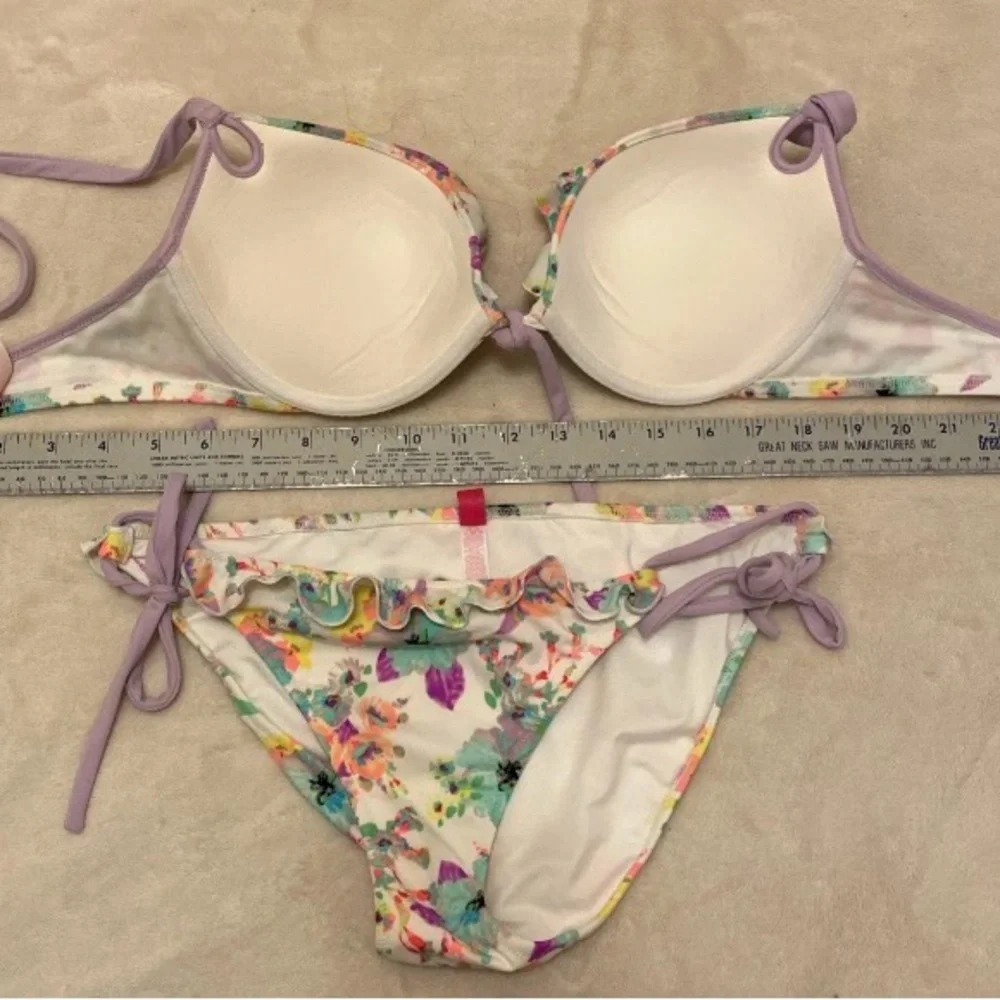 Victoria's Secret Bombshell Multicolor Floral Bikini